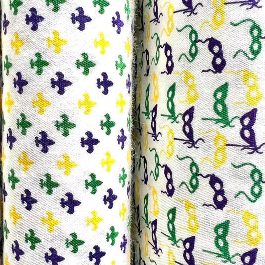 Fabric Finders Print-Mardi Gras Mini motifs