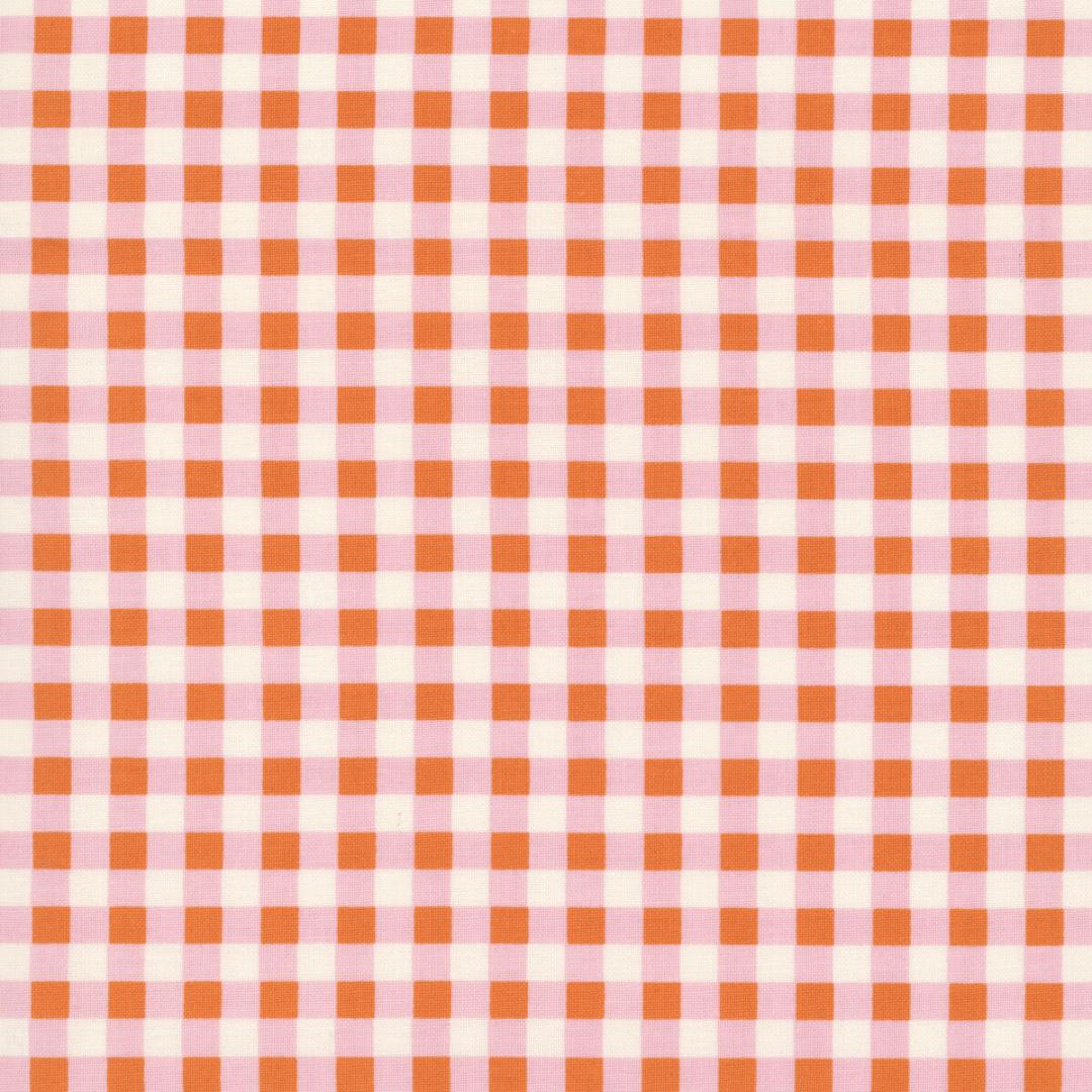 Minki Kim Cotton Nook 1/4" Checks-Orange