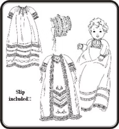 The Old Fashioned Baby - Raglan Christening Gown