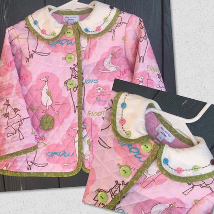 Pre-Quilted-Jump, Ride, Spin-Pink