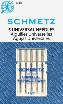 Schmetz Machine Needles 1718-Universal Size 75/11