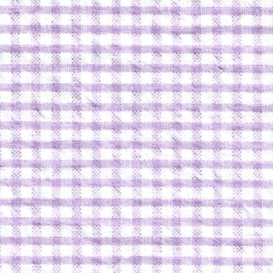 Check Seersucker-S/6-Lavender