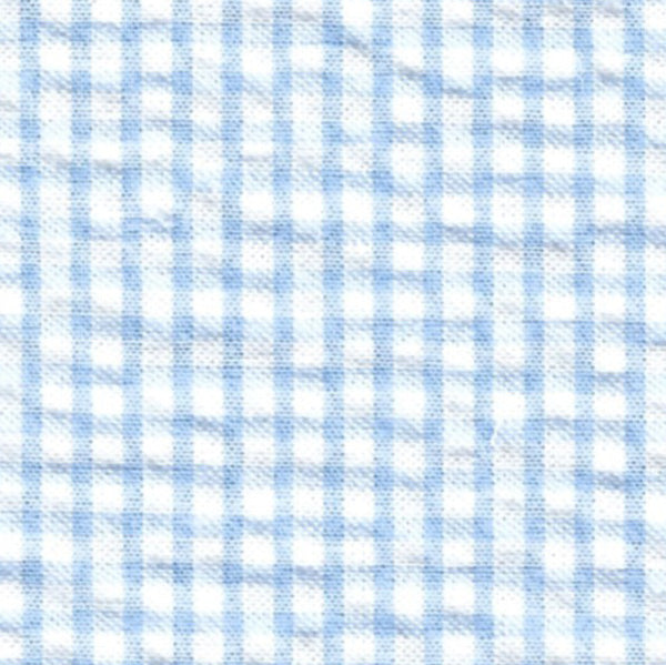 Check Seersucker–S/15-Light Blue