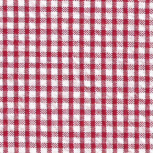 Check Seersucker-S/19-Red
