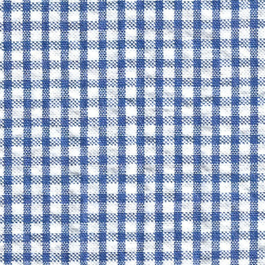 Check Seersucker–S/117-Royal