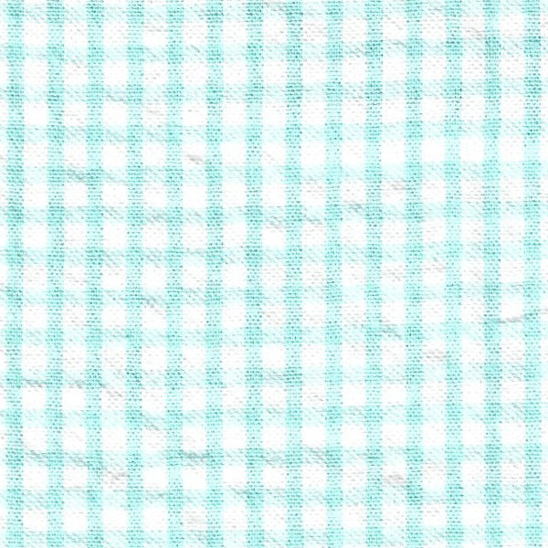 Check Seersucker-S/119-Seafoam