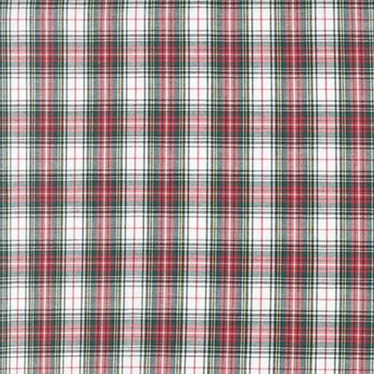 Robert Kaufman Sevenberry Tartan Plaid-Red & White