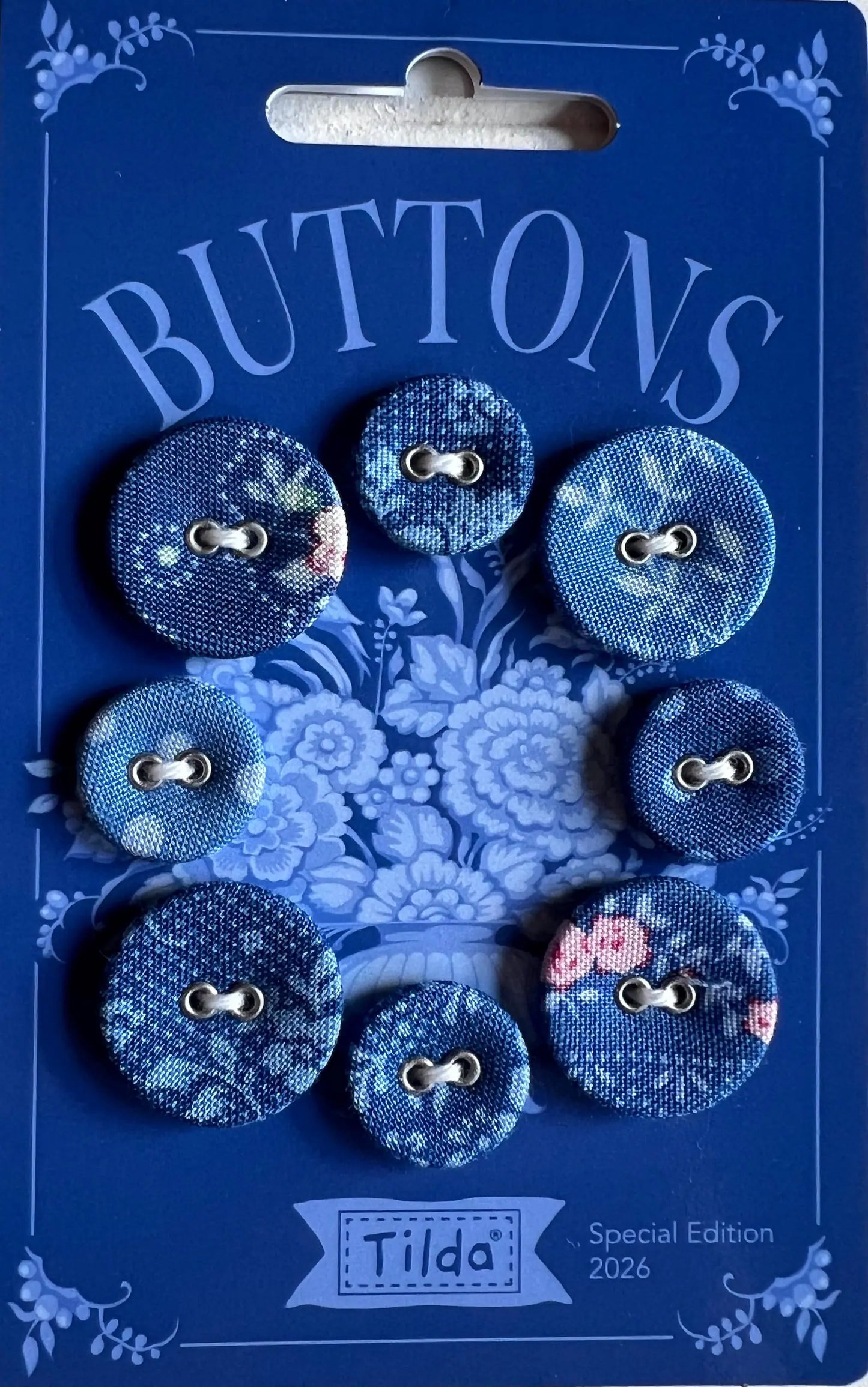 Tilda® Buttons-Something Blue-Dark
