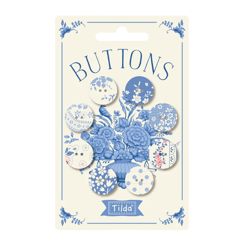 Tilda® Buttons-Something Blue-Light
