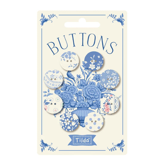 Tilda® Buttons-Something Blue-Light
