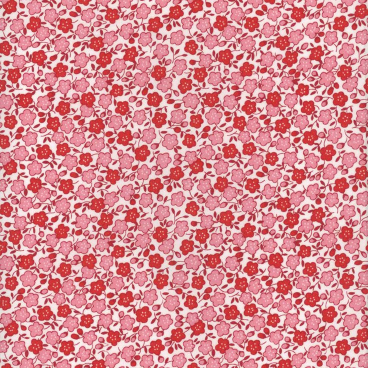 Riley Blake-Storytime 30's-Floral-Red