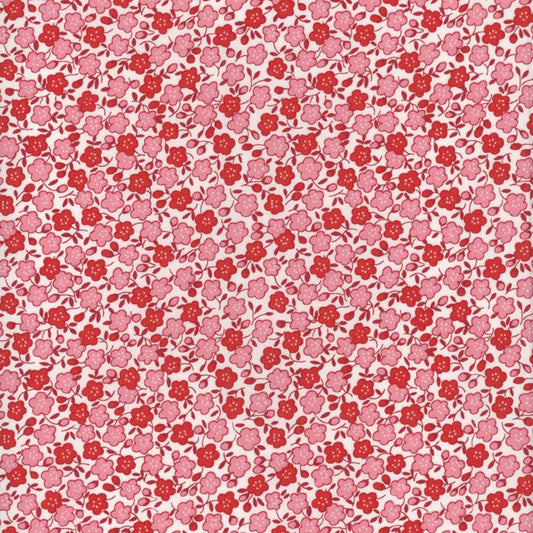 Riley Blake-Storytime 30's-Floral-Red