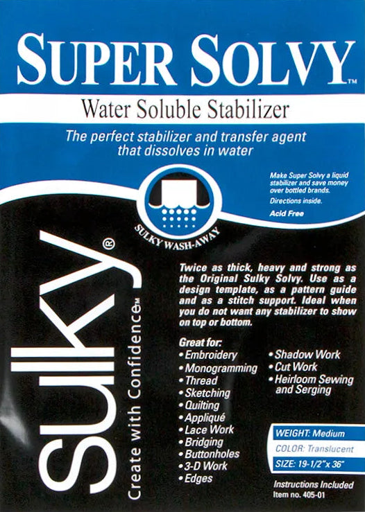 Super Solvy Water Soluble Stabilizer