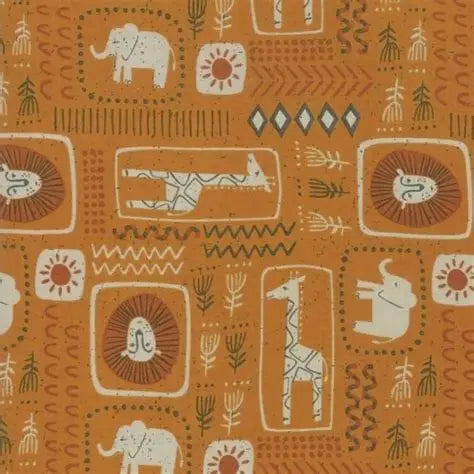 Moda Fabrics-Safari Life-20644-Patchwork Garden-Amber