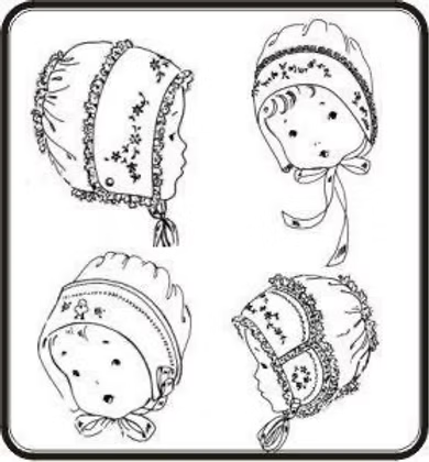 The Old Fashioned Baby - Baby Bonnets 2