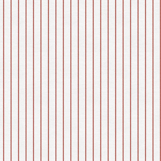 Paintbrush Studio-Hey Batter, Batter-Baseball Tiny Stitches Stripe-Red