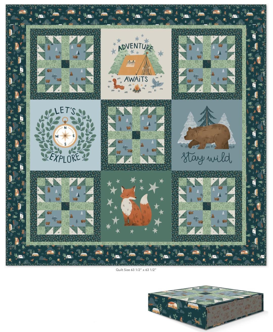 Riley Blake Designs ® Camp Woodland Quilt Kit