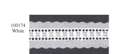 Swiss Embroidery-Geometric Squares-Insertions