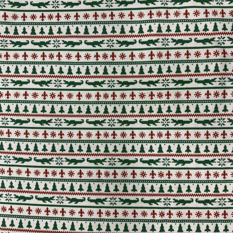 Ellie Gaytor-Christmas Gators Sweater Print