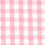 Gingham Check 1/4" Pink