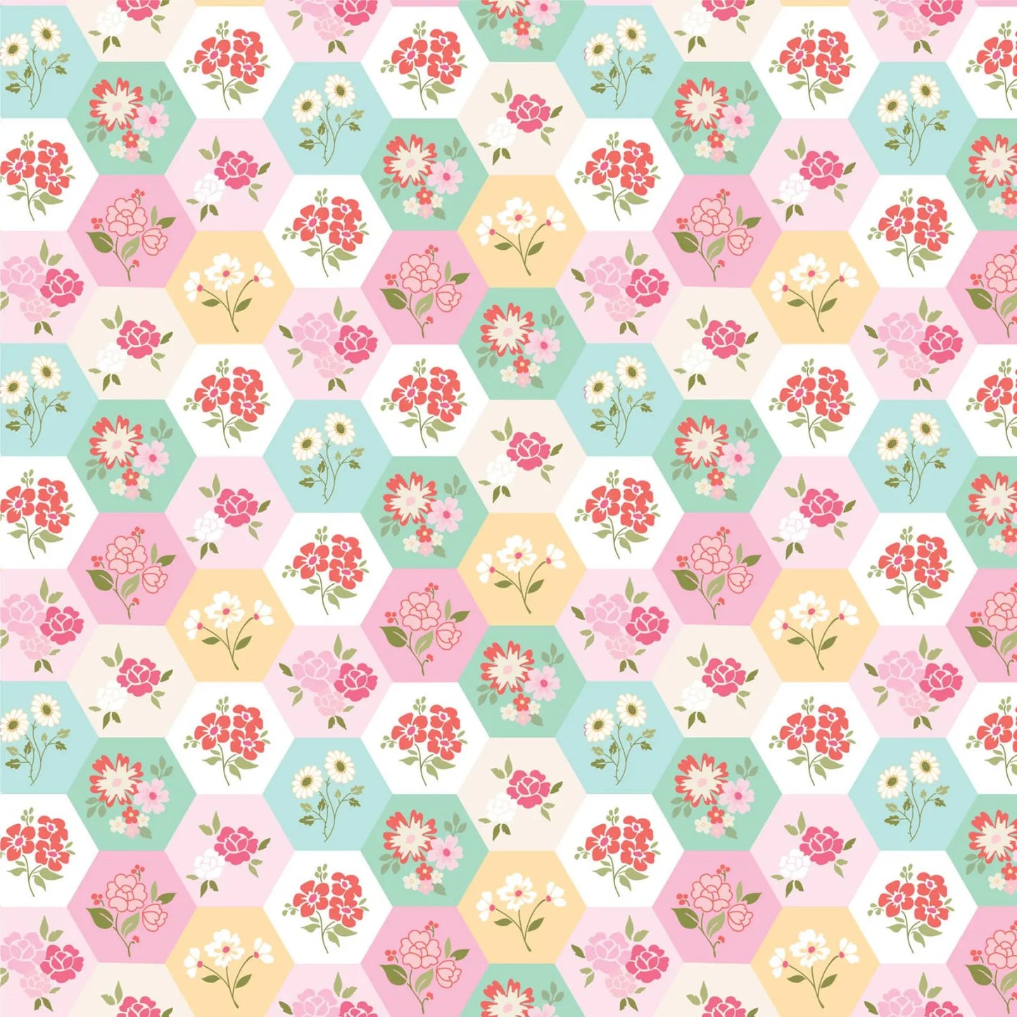 Poppie Cotton-Rosy Cheeks-Good Day-Multi
