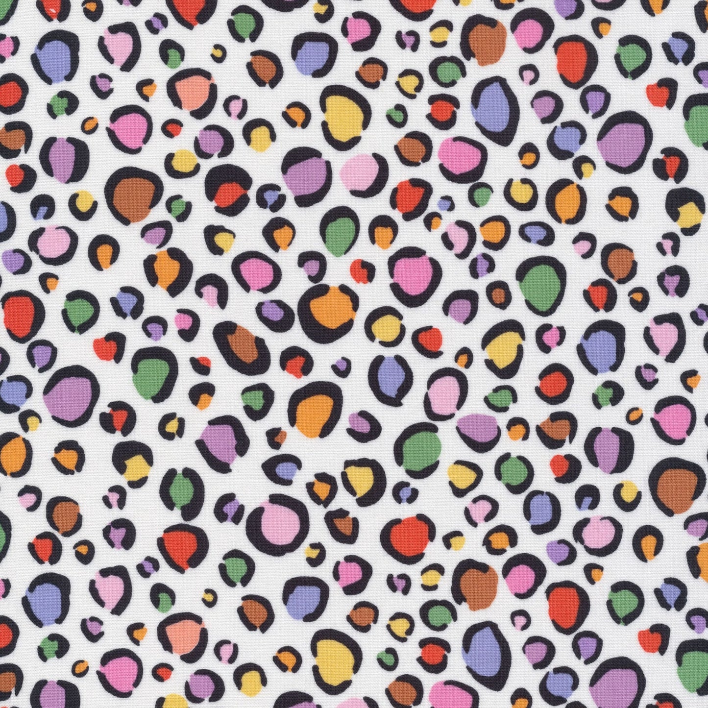 Cloud 9 Fabrics-Happy Days-Leopard-Multi