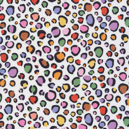 Cloud 9 Fabrics-Happy Days-Leopard-Multi