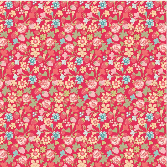Poppie Cotton-Rosy Cheeks-Hello-Red