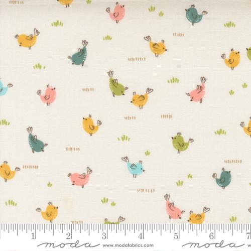 Moda Fabrics-Hop Into Spring-Birds-Cloud