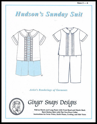 Ginger Snaps Designs-Hudson's Sunday Suit