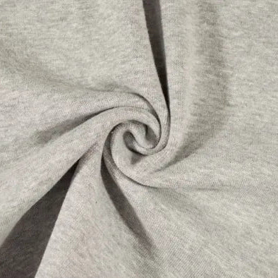 Lycra Knit Ribbing-Heather Grey