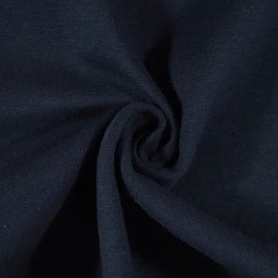 Lycra Knit Ribbing-Navy