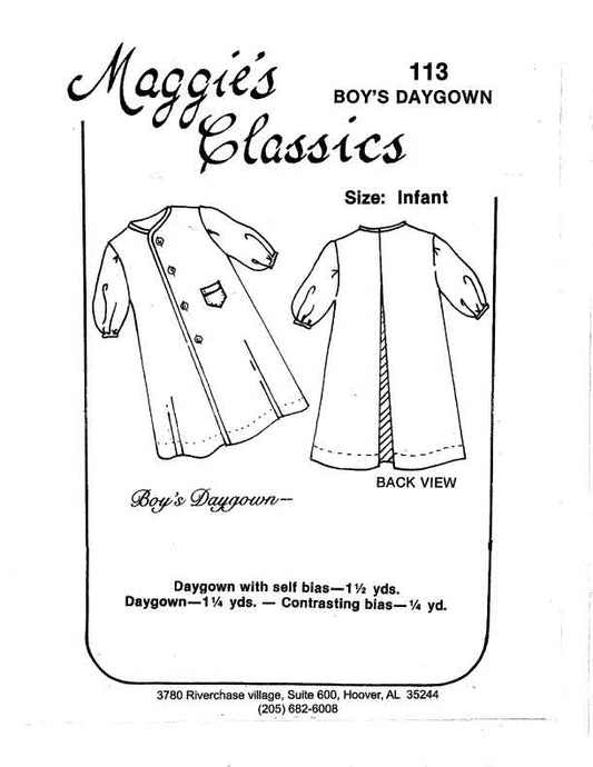 Maggie's Classics-Pattern 113 (Bot's Daygown)