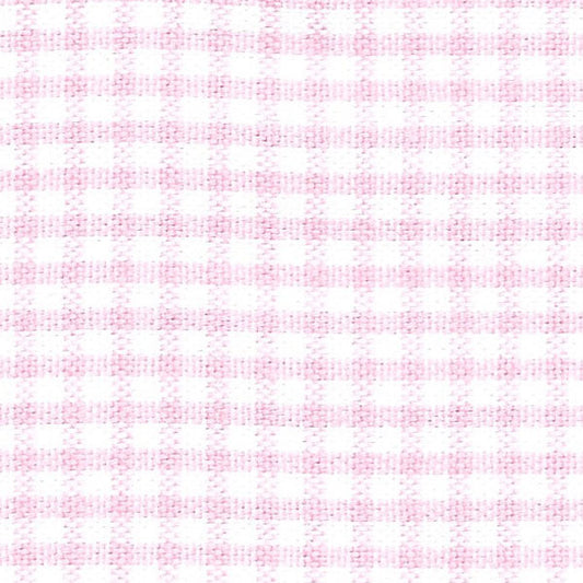 Cotton Check Oxford Cloth-Pink