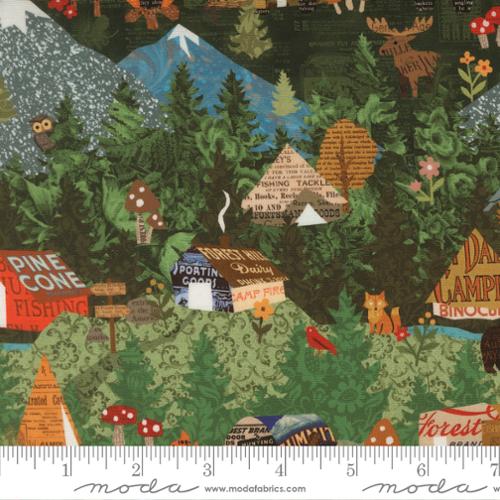 Moda Fabrics-Paper Trails Grass