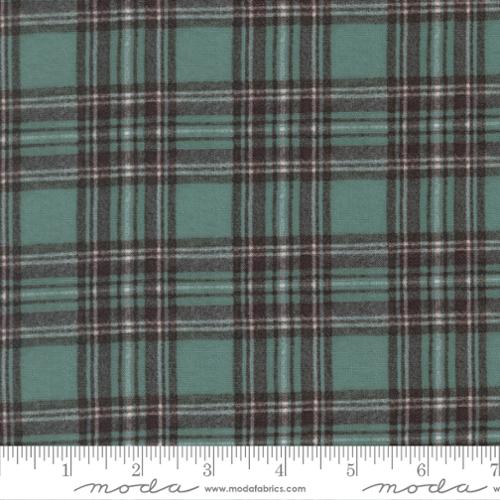 Moda Fabrics-Paper Trails-Plaid-Pond