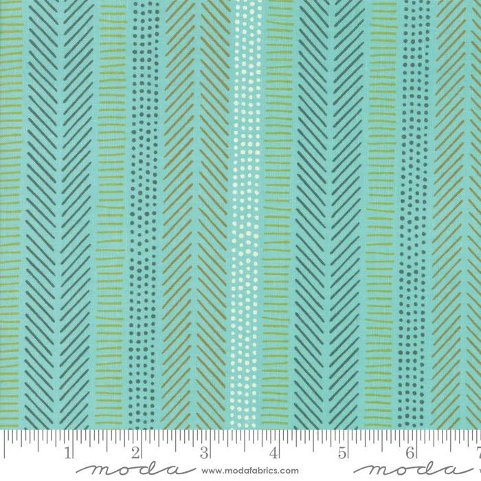 Moda Fabrics-Safari Life-20648-African Art-Aqua