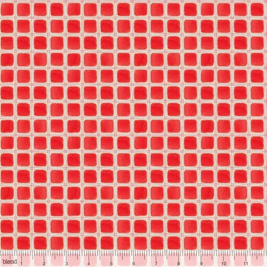 Cori Dantini by Blend Fabrics-Snow Fun-Menagerie-Red