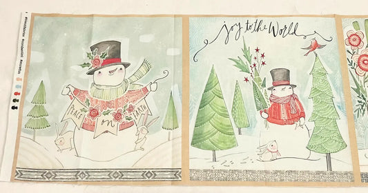 Cori Dantini by Blend Fabrics-Snow Fun 4 Square Panel-112.124.01