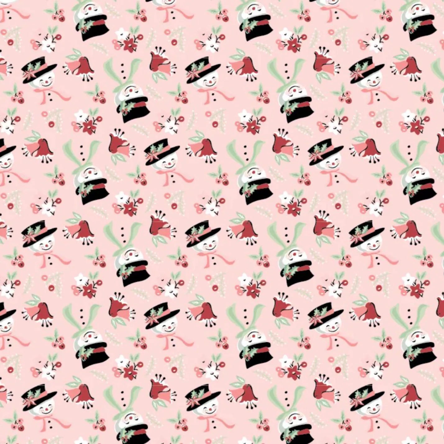 Poppie Cotton-Frost and Flurry-Snow Tossed Pink