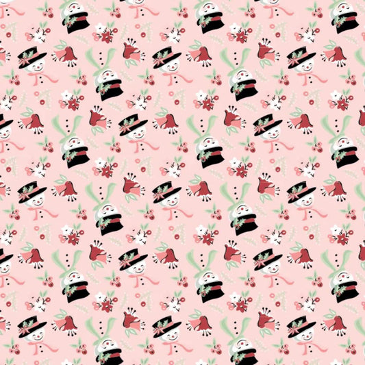 Poppie Cotton-Frost and Flurry-Snow Tossed Pink