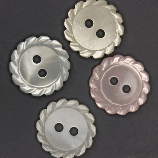 Shell Button-Swirls
