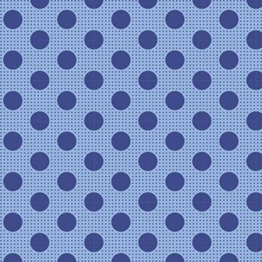 Tilda® Medium Dots-Denim Blue