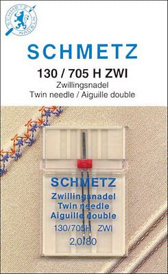 Schmetz Machine Needles-Twin Needle-Size 2.0/80