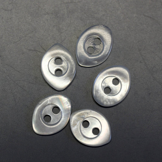 Shell Button-Vintage Oval