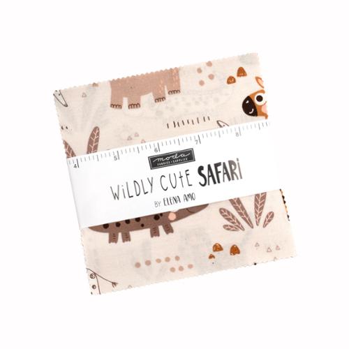 Moda Fabrics Charm Packs-Wildly Cute Safari