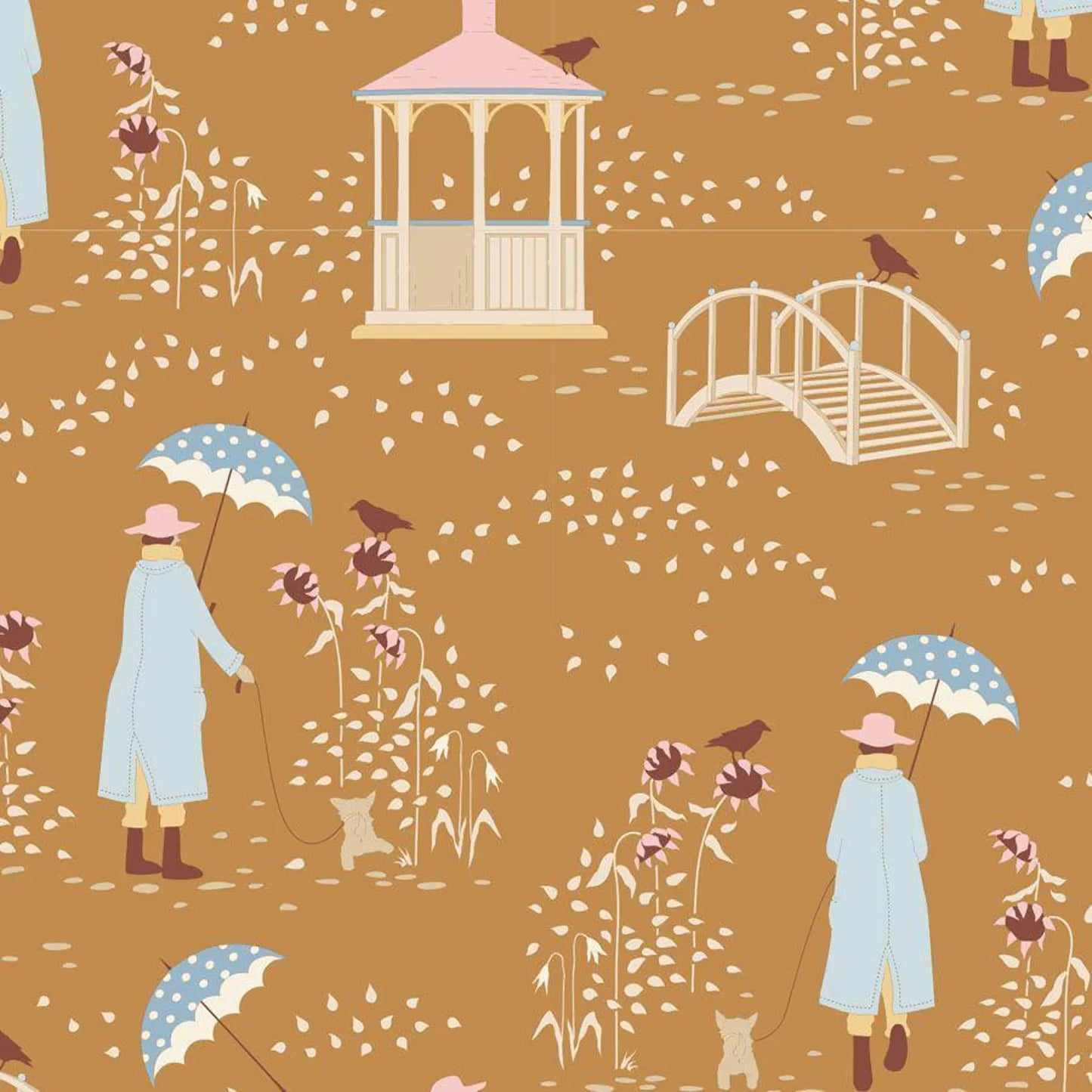 Tilda® Windy Days-Windy Walk Camel